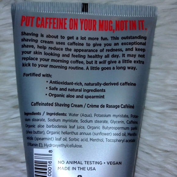 PACIFIC SHAVING CO. Caffeinated Shaving Cream - Picture 2 of 3
